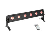EUROLITE AKKU Bar-6 Einstiegsbatterie-RGBW-LED-Latten-Uplighter