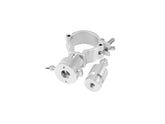 Eurolite TPZ-1 Clamp with TV Spigot Silver, Coupler for 50mm Tube