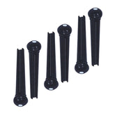 Gt Bridge Pins-blk/wh-set/6 -bp6bk