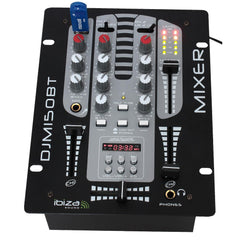 Ibiza Sound Table de mixage DJ USB 2 voies/5 canaux Ibiza Sound Table de mixage DJ USB 2 voies/5 canaux