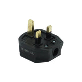Masterplug 13A HD Mains Plug, Black (7B)