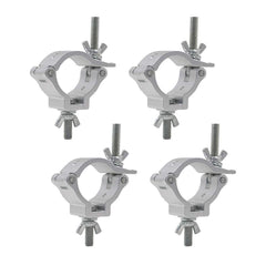 4x Equinox TC25S Aluminium 25kg Argent Demi-Coupleur 33mm-38mm Pince de Serrage 4x Equinox TC25S Aluminium 25kg Argent Demi-Coupleur 33mm-38mm Pince de Serrage