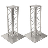 2x Thor Quad Truss Podium 1M Tower Aluminium DJ Stand
