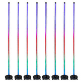 8x Eurolite Smart WiFi Floor Lamp RGB+CCT, control via app, Alexa & Google Home