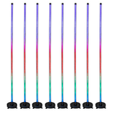 8x Eurolite Smart WiFi Floor Lamp RGB+CCT, control via app, Alexa & Google Home