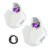 2x Equinox Helix Evo XP 150W Barrel Effect Light White