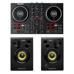 DJ Starter Kit 1: Numark Party Mix II DJ Controller and Hercules DJ Monitor 32