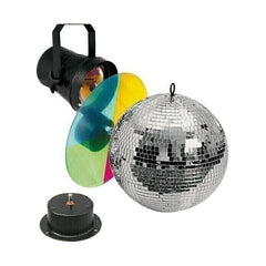 Showtec Mirrorballset 20 cm Showtec Mirrorballset 20 cm