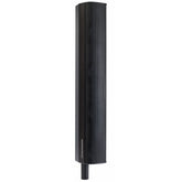 Audiophony iLINE83B 8 x 3" Speaker 16W/16 Ohms Column with Stackable Connector Base - Black