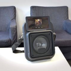 QTX Effect Tragbares Bluetooth-Partylautsprecher-Soundsystem mit Mikrofon QTX Effect Tragbares Bluetooth-Partylautsprecher-Soundsystem mit Mikrofon