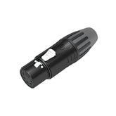 Seetronic 5-Pin 5P Female XLR Black SCMF5-B