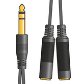 av:link 6,3-mm-Stereo-Kopfhörer-/Audio-Splitterkabel 0,2 m
