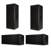 RCF NX985-A + SUB-8008-AS Active Speaker Subwoofer Bundle 13,000W