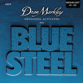 Dean Markley Blue Steel Bass Guitar Strings Med Light 4str 45-105