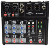 Citronic U-Pad Kompaktmixer, USB-Schnittstelle, Studio-Podcast-Mischpult