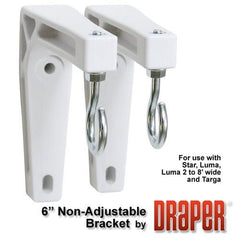 Draper projector screen extension bracket mounting pair