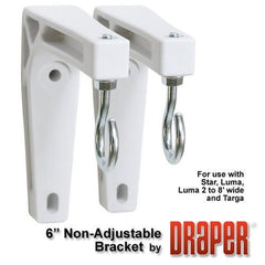 Draper projector screen extension bracket mounting pair Draper projector screen extension bracket mounting pair