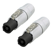 2x Neutrik Powercon NAC3FCB Speaker Plug
