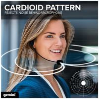 Gemini GMU-HSL100 UHF Wireless Headset & Lavalier Microphone System Gemini GMU-HSL100 UHF Wireless Headset & Lavalier Microphone System