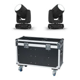 2x Chauvet DJ Intimidator Beam 355 IRC LED Lyre 100W inc. 1x Flightcase
