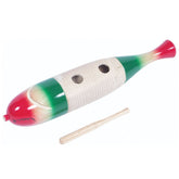 P.p. Multicolour Wood Fish Guiro