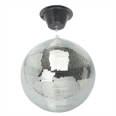 Thor 40cm Mirrorball Silver MB40S & Motor Rotator