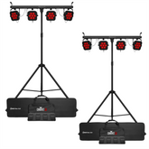 2x Chauvet 4Bar Hex ILS LED Wash Lighting System RGBAW + UV