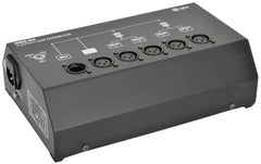 QTX DMX Splitter 4 voies Booster/Distributeur Éclairage LED QTX DMX Splitter 4 voies Booster/Distributeur Éclairage LED
