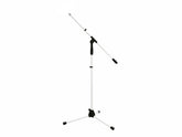Omnitronic MS-1W White Tripod Microphone Stand with Boom Arm *B-Stock