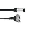 Psso Patch Kabel Xlr(M)/Xlr(F) S 1M Bk