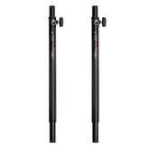 2x Thor Heavy Duty Premium Speaker Pole Telescopic Adjustable 35MM DJ PA