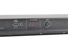 Q-Venue Sound QPOWER10 Power Conditioner Racklight USB Charger (10x IEC) Q-Venue Sound QPOWER10 Power Conditioner Racklight USB Charger (10x IEC)