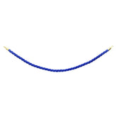 eLumen8 Gold-Absperrseil, blau gedreht