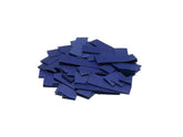 TCM FX Slowfall Confetti rectangulaire 55x18mm, bleu foncé, 1kg