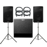 2x Alto TX312 Aktivlautsprecher 700W 12" + Alto TX212S Aktivsubwoofer 12" Bundle