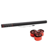 The Confetti Maker Canon à Serpentin Électrique 80 cm Rouge Métallisé