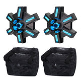 2x Equinox Radiance High Output LED Centerpiece 2x Gear Bag