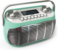 Detroit DAB Radio Rétro DAB+ FM Radio Vert Detroit DAB Radio Rétro DAB+ FM Radio Vert