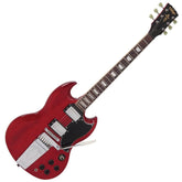 Vintage Vs6 Guitar W/vibrola Tailpiece - Cherry Red