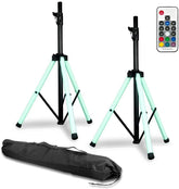 ADJ Color Stand LED Speaker Stand Light Up DJ Performer Paire avec sac de transport