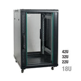 Showgear RCA-FSG-42 Armoire réseau sur roulettes