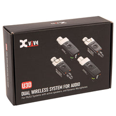 Xvive Dual Wireless Audio System For Audio  - Black Xvive Dual Wireless Audio System For Audio  - Black