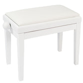Kinsman Adjustable Piano Bench - Satin White