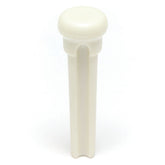 Graphtech Tusq Bridge Pins - 4mm White/no Dot -6 Pces