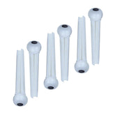 Gt Bridge Pins-wh/blk-set/6 -bp6wh