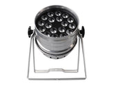 HQ Power LED PAR 64 18 x 4W RGBW Chrome Spotlight Theatre Stage