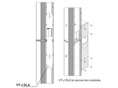 FBT Audio VT-J DLA – Sicherheitshalterung zum vertikalen Verbinden von 2 x DLA-Lautsprechern FBT Audio VT-J DLA – Sicherheitshalterung zum vertikalen Verbinden von 2 x DLA-Lautsprechern