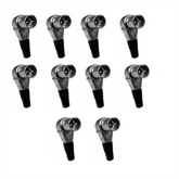 10x Accu AC-C-XM-90 90° XLR male Right Angle XLR Audio Connector
