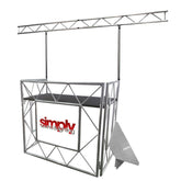 Equinox Truss Booth Complete Setup inkl. Stand, Portal und Regale