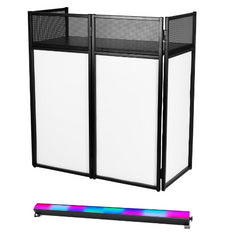 Thor Mobile DJ Foldable Stand with Carry Bag & LED 1M Light Bar Uplighter Thor Mobile DJ Foldable Stand with Carry Bag & LED 1M Light Bar Uplighter